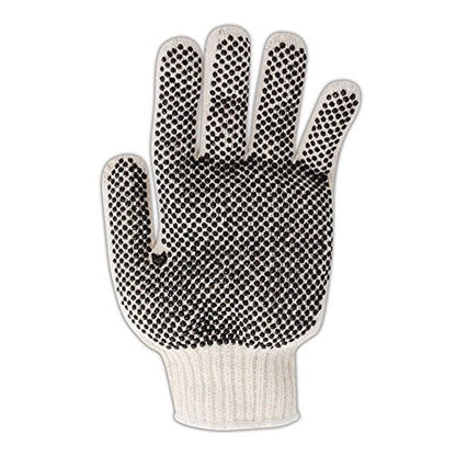 MAGID KnitMaster T93CPR Cotton Glove, 8.5" Length, Women's (12 Pair) - size: 8/M