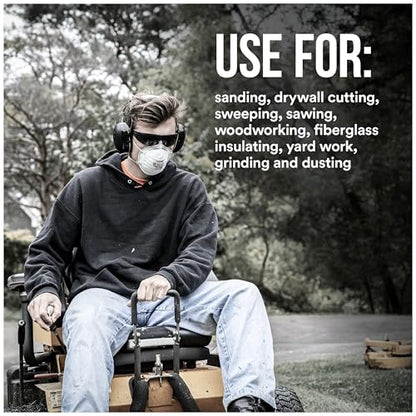 3M Safety -A Sanding and Fiberglass Respirator, 20-Pack