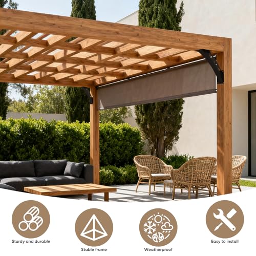 4 Pcs 45 Degree Angle Support Brackets,Wood Post and Beam Angle Support Brackets,45 Degree Corner Braces Inside Joint for Gazebos,Tree Houses, Cabins and Patios - size: 4 Pieces