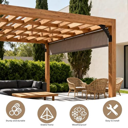 4 Pcs 45 Degree Angle Support Brackets,Wood Post and Beam Angle Support Brackets,45 Degree Corner Braces Inside Joint for Gazebos,Tree Houses, Cabins and Patios - size: 4 Pieces