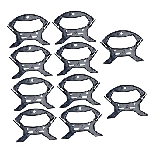 DOITOOL 10pcs Cord Winder Wire Storage Reel Cable Organizing Tool for Extension Cord Holder - size: 13.00X9.90X1.00CM