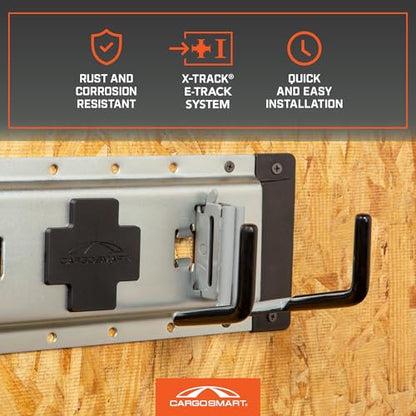 Dual Arm Tool Hook - Grey Powder Coat 1 Pk - style: Dual Arm Tool Hook