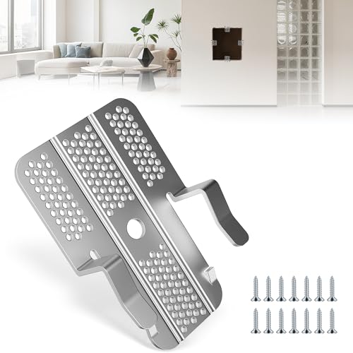 32 Pack Drywall Repair Clips,Easy Install Drywall Clip 1/2 Inch,Professional Hole Repair Patch Kit for Wall and Sheetrock, Strong Metal Backing Clips with Screws for Home Improvement - color: Silver-32
