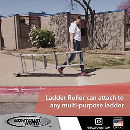 Boxtown Team Ladder Roller (Black Ladder Roller + Carrier) - color: Black Ladder Roller + Carrier