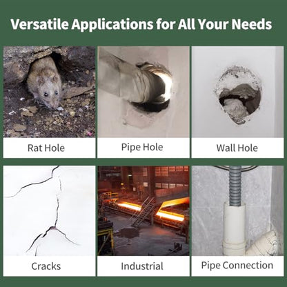 Waterproof Sealant Mastic,Pack of 8 White Seal Putty Waterproof Duct Seal Repair Sealing Clay, Quick Mending Mud for Drain Connection, Wall Hole, Air Conditioning Hole Seal Putty - color: milky white