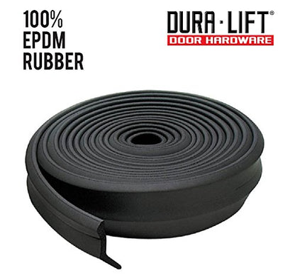 DURA-LIFT Garage Door Foam Bottom Weather Seal for 8' Wide Doors - size: 9-feet