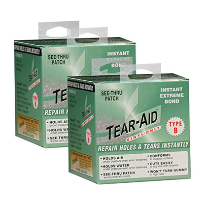 Tear-Aid Vinyl Repair Patch Kit - size: Vinyl Repair - 3" X 5' Roll (Pack of 2)