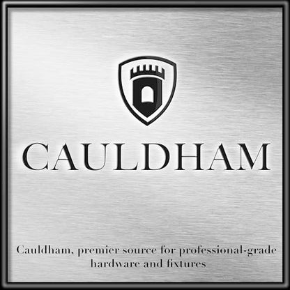 Cauldham Black Wood Screws #9 x 1 Inch for Door Hinges - 25 Pack - color: Black