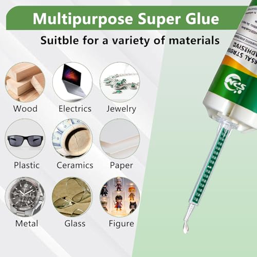 SPMG Metal Glue - High Strength, Heavy Duty Waterproof Epoxy Adhesive for Metal, Plastic, Ceramic, Wood, Glass. Professional Repair for Automotive, Plumbing, DIY & Construction epoxy Glue