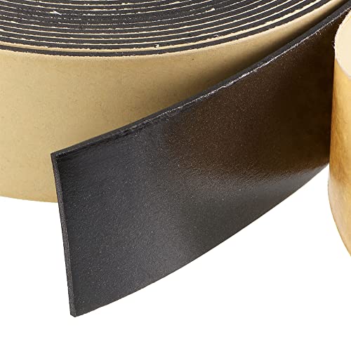 uxcell Sealing Foam Tape 50mm Wide 2mm Thick 10m/32.8ft Long, EVA Self Adhesive Weather Strip for Window Door Insulation - size: 50mmx2mmx10m