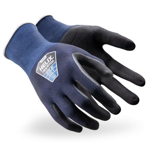HexArmor Unrivaled Comfort Gloves | Ultra-Thin and Lightweight | A6 Cut and Abrasion Resistant - color: Helix 1041, Blue, A1 Cut Resistance, Eco-friendly, size: Medium