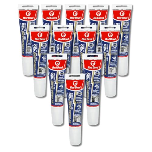 Red Devil 0795 Silicone Ultra 100% RTV Silicone Sealant, 2.8 oz. Tube, Clear, 12 Pack - color: Clear, size: 12 - Pack, style: 2.8 oz.