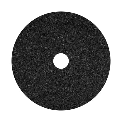 Americo Black Strip Stripping Floor Pad, 21" Diameter, 3.25" Center Hole, 5 Pads/Case, Made of 100% Recycled Content, USA Made - size: 21"