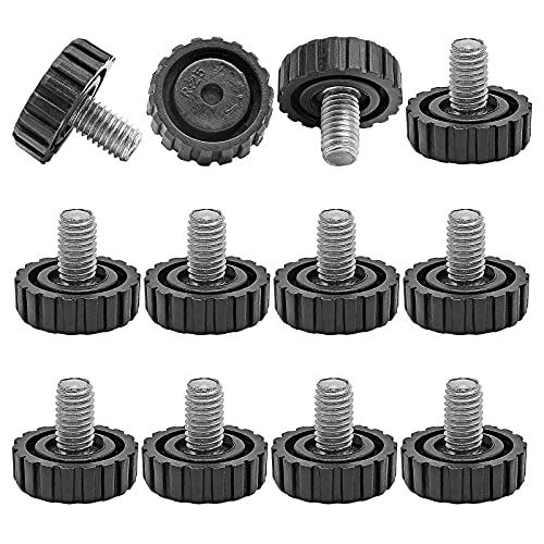 Zorfeter 30 Pcs Screw in Threaded Furniture Adjustable Levelers, M8 x 13mm Patio Furniture Glide Leveling Feet for Table, Chair, Furniture Legs - size: ‎M8 x 13mm