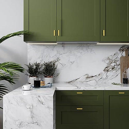Estmoon 30 Pack Brushed Brass Cabinet Knobs Gold Drawer Pulls Stainless Steel Brushed Gold Dresser Knobs for Cabinets Cupboard Bathroom Kitchen Hardware, Single Hole T Bar Pulls, 2in Overall Length - color: Brushed Brass, size: 1 Hole Mount, style: Knob 3