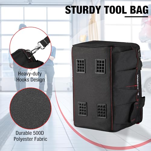 Workpro 12-inch Close Top Wide Mouth Storage Tool Bag, W081020A - size: 12"