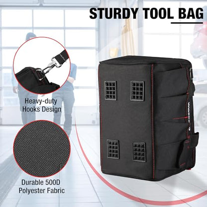 Workpro 12-inch Close Top Wide Mouth Storage Tool Bag, W081020A - size: 12"