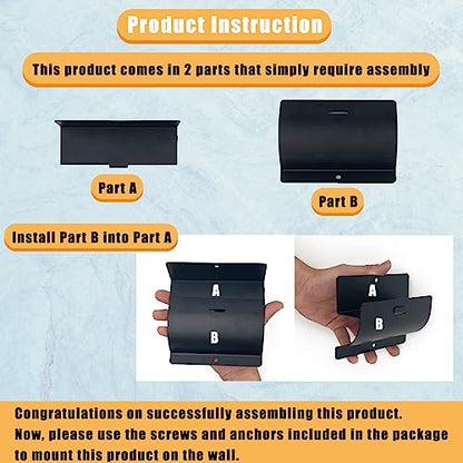 Heavy-Duty Wall Mount Ladder Hooks for Storage - Wheelbarrow Hangers for Garage Wall - 1 Pack - size: 1 P
