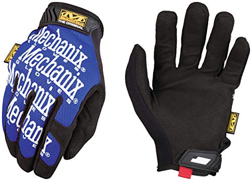 Mechanix Wear Original Work Gloves - Multi-Purpose Outdoor Work Gloves - Secure Fit - Durable & Machine Washable - Breathable & Comfortable - Small - Blue - color: Blue, size: Small