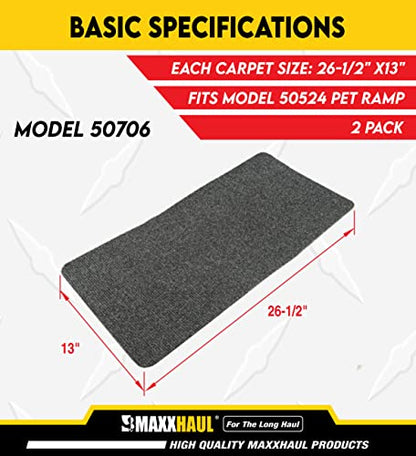 PawStep 50706 Non-Slip Carpet with Adhesive Backing for 50524 Pet Ramp (1-Set) - style: Non Slip Carpet