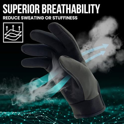 TAILI Level 2 Needlestick, Level 5 Puncture Resistant Work Gloves, Grip Enhanced Cut Resistant Gloves for Gardening, Carving, Fishing, Feather-Light Comfort, Breathable and Touchscreen Compatible, M - size: Medium