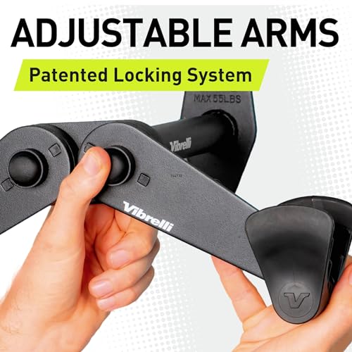 Vibrelli Bike Wall Mount - Horizontal Storage Rack for Hanging Bicycles in Home or Garage - Adjustable Bike Hanger, Holder - Wall Bike Rack Hooks for Bicycles - Mountain, Road, Hybrid - size: 2 PACK