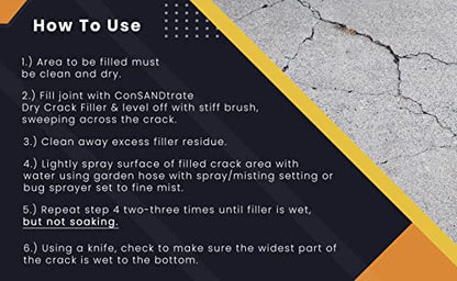 ConSandtrate Concrete Crack Filler - Gray - 3 lb. (Single Bottle) - Polymer Based Sealant for Filling in Concrete Cracks on Driveways, Walkways and Patios (Tan) - color: Tan