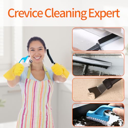 20 PCS Crevice Cleaning Brush Set - Multi-Purpose Hard Bristle Brushes for Deep Cleaning Kitchen, Bathroom, Grout, Sink, Cup, Blender, Corners, Tight Spaces - size: 20 PCS