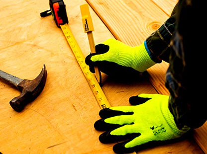 G & F Products Tools Work Gloves Garden Gloves - color: Hivi Green, size: X-large (Pack of 12)
