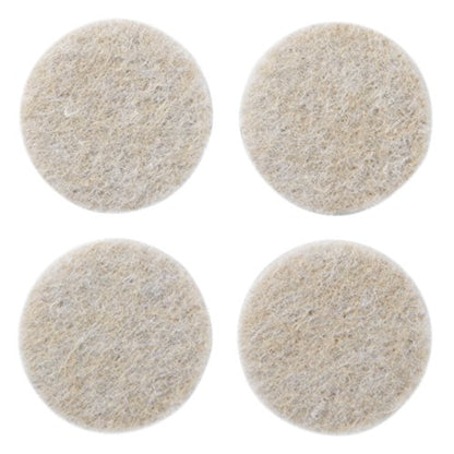 Scotch Felt Furniture Pads 4 PCS Furniture Pads for Hardwood Floors, Round, Beige, 3" Diameter - color: Beige