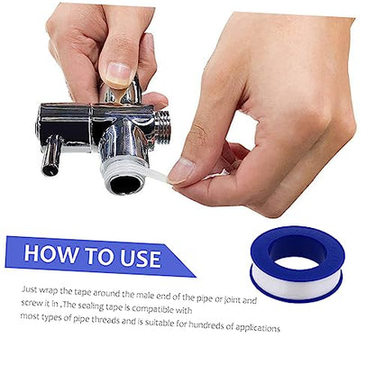 iplusmile 20pcs PTFE Thread Sealing Tape Pipe Sealant for Leak Prevention Adhesive Tape Suitable for All Threaded Plumbing Fittings Maintenance
