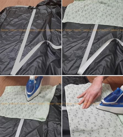 Seam Sealing Tape Iron on Patch Repair Gore Clothing Jackets Pants Waterproof Fabric Mending Clothes Textile Adhesive (White) - color: White