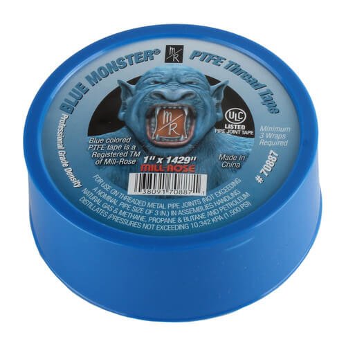 3 Set Blue Monster-70887 1" PTFE Thread Seal Tape