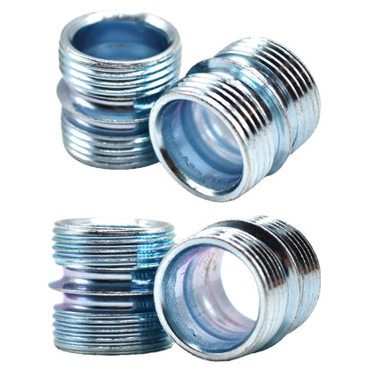 4 Pack 1 Inch/25.4mm Diameter Wire Shelving Post Coupler Connector for 0.047"/1.2mm Thickness Coarse Thread Storage Shelves Metal Rack Pole, Shelf Unit Post Extension Kit, Connection Nuts Replacement - style: Post Connector 4 Pack