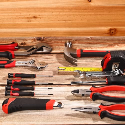 Elevon 219-Piece Tool Set, with Waterproof Storage Bag, Home Repairing Tool with Screwdriver Set, DIY Basic, Suitable for Bedrooms, Bathrooms, Garages and Offices - style: 219-Piece