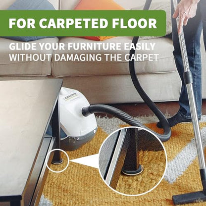 Furniture Sliders for Carpet 8 PCS - 2 1/2 inch Furniture Moving Slider Chair Legs Floors Protectors Furniture Movers Sliders – Move Your Furniture Easy & Safely(for Carpet) Beige Coffee - size: 8 PCS 2 1/2 inch Beige Coffee
