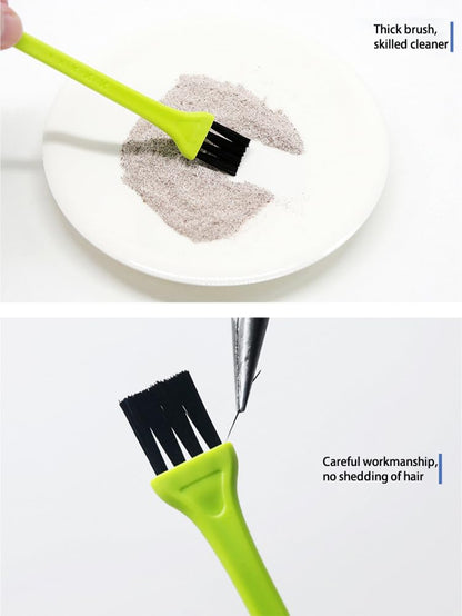 Cleaning Brush for Keyboard & Electronics, Nylon Detail Cleaning Brush for Coffee Machine, PC Keyboard Dust Brush, Small Gap Cleaning Tool for Computer, Appliances, Window Tracks and Home Cleaning