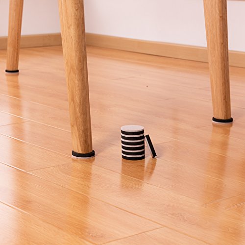 24 Pieces Furniture Sliders 2 Inch Round Felt Furniture Slider Reusable Heavy Duty Furniture Moving Pads for Hardwood Floors and Other Hard Surfaces - size: 2 inch Round