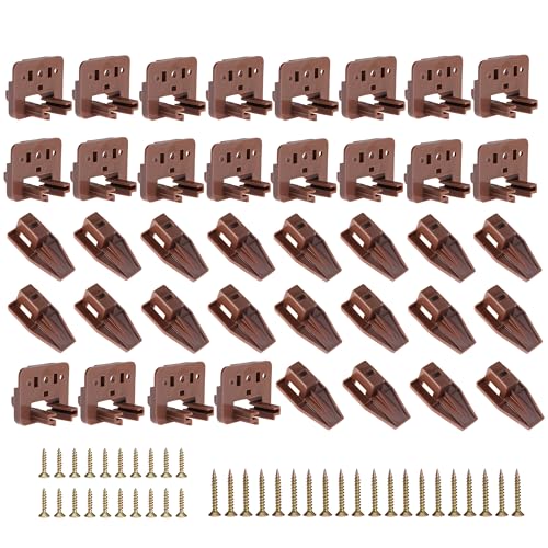20PCS Drawer Slide Track Guide Glide for Center Mount Drawer for Dressers and for Nightstand for Kenlin for Rite-Trak 1 Drawer Systems - style: 20Pcs