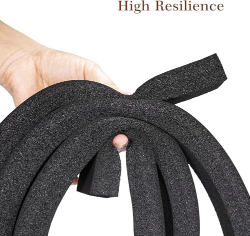 Yotache Window Air Conditioner Foam Insulation Strip 2 Pcs 2"x1", Non-Adhesive Air Conditioning Weather Strip, Total 13 Feet Long - size: 2"x1"x13FT