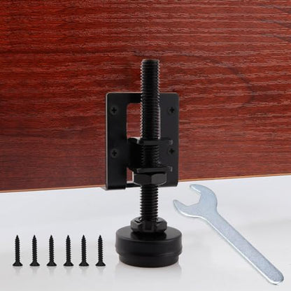 4 Sets Heavy Duty Leveling Feet, Black Furniture Levelers Leg, Adjustable Load Levelers Foot, Leveler for Workbench Cabinet Pool Table Bench Machine Cabinet Feet (Pack of 4, Black) - color: Black