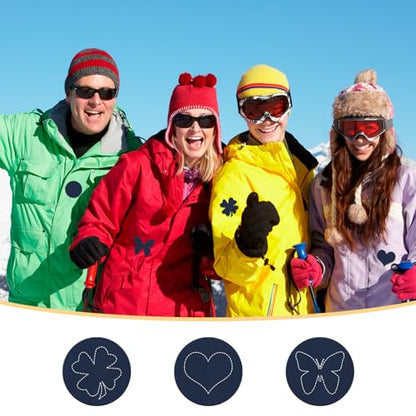 Down Jacket Patches Nylon Repair Tape Self-Adhesive Repair Patch | Pre-Cut, Waterproof Tear-Resistant Rip-Stop Nylon Fabric Patches to Fix Holes in Clothing, Sleeping Bags - color: Dark Blue