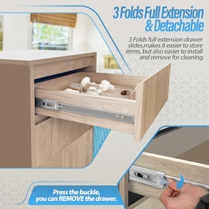 1 Pair Stainless Steel Full Extension Ball Bearing Drawer Slides 8 10 12 14 16 18 20 22 24 Inch 100 LB Load Capacity Side Mount Cabinet Rails Dresser Metal Runners Kitchen (12 inch,Stainless) - color: Silver-Stainless Steel, size: 12 Inch