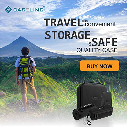 caseling Hard EVA Tool Organizer – 8.67" x 7.8" x 3.5" Protective Travel Case for Black+Decker Drill & Electronics, Black