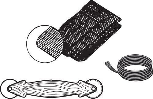 Prime-Line P 7515 Screen Door Repair Kit with Rolling Tool – Replace the Screen on Windows or Patio Doors, 36 In. x 84 In. Charcoal Fiberglass Screen Cloth and Black Spline (1 Kit)