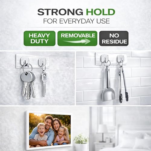 Heavy Duty Double Sided Tape 2 Rolls – 240" x 1.18" Clear Removable Nano Mounting Tape for Poster, Carpet, Rug, Picture Hanging & DIY – Strong Adhesive Multipurpose Two Stick Sided Tape 20 Feet - size: 1.18" x 20 Feet