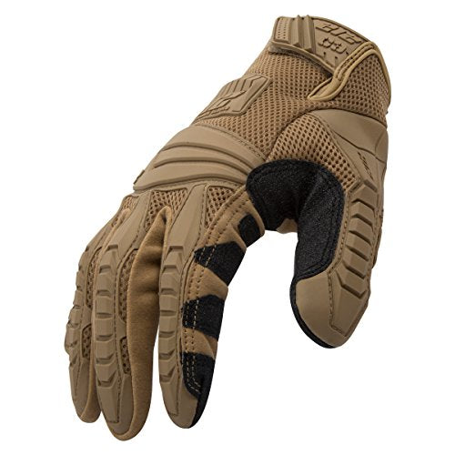 212 Performance Cut-Resistant Impact Protection Work Gloves, EN Level 3, Breathable Air Mesh, Secure Fit Adjustable Cuff, Tan, X-Large - size: X-Large