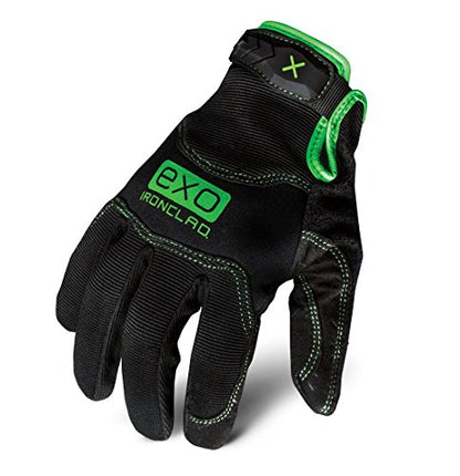 Ironclad EXO2-MPG-04-L EXO Motor Pro Gloves,BLACK,Large - color: Black, size: Large (Pack of 1)