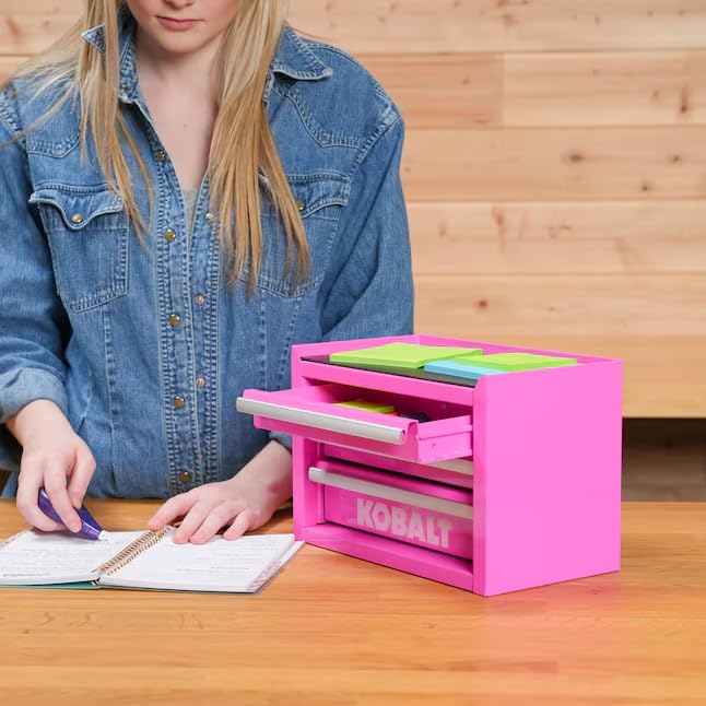 K.balt Mini Tool Boxes (Hot Pink, 3 Drawer) - color: Hot Pink, size: 3 Drawer