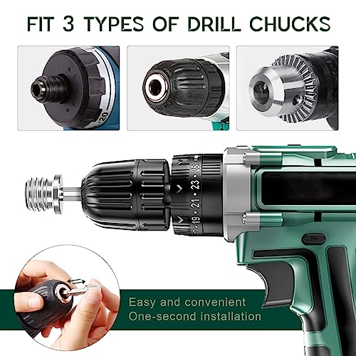 Power Scrub Pads Drill Attachment, GOH DODD 15 Pieces 5 Inch Headlight Restoration Kit Cleaning Kit Scouring Pads with Baker and Universal Shaft for Kitchen, Bathroom, Grout, Carpet, Tub, Grill, Tile - size: 5 Inch 15 Pieces